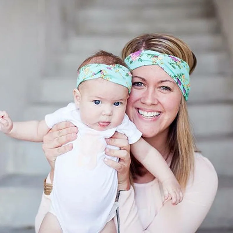 mom and daughter matching headbands