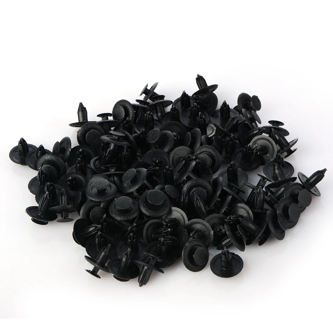 

100Pcs Auto Bumper Fastener 6mm Hole Rivet Retainer Push Engine Cover Fender Car Door Trim Panel Clip Fasteners for Suzuki Mazda