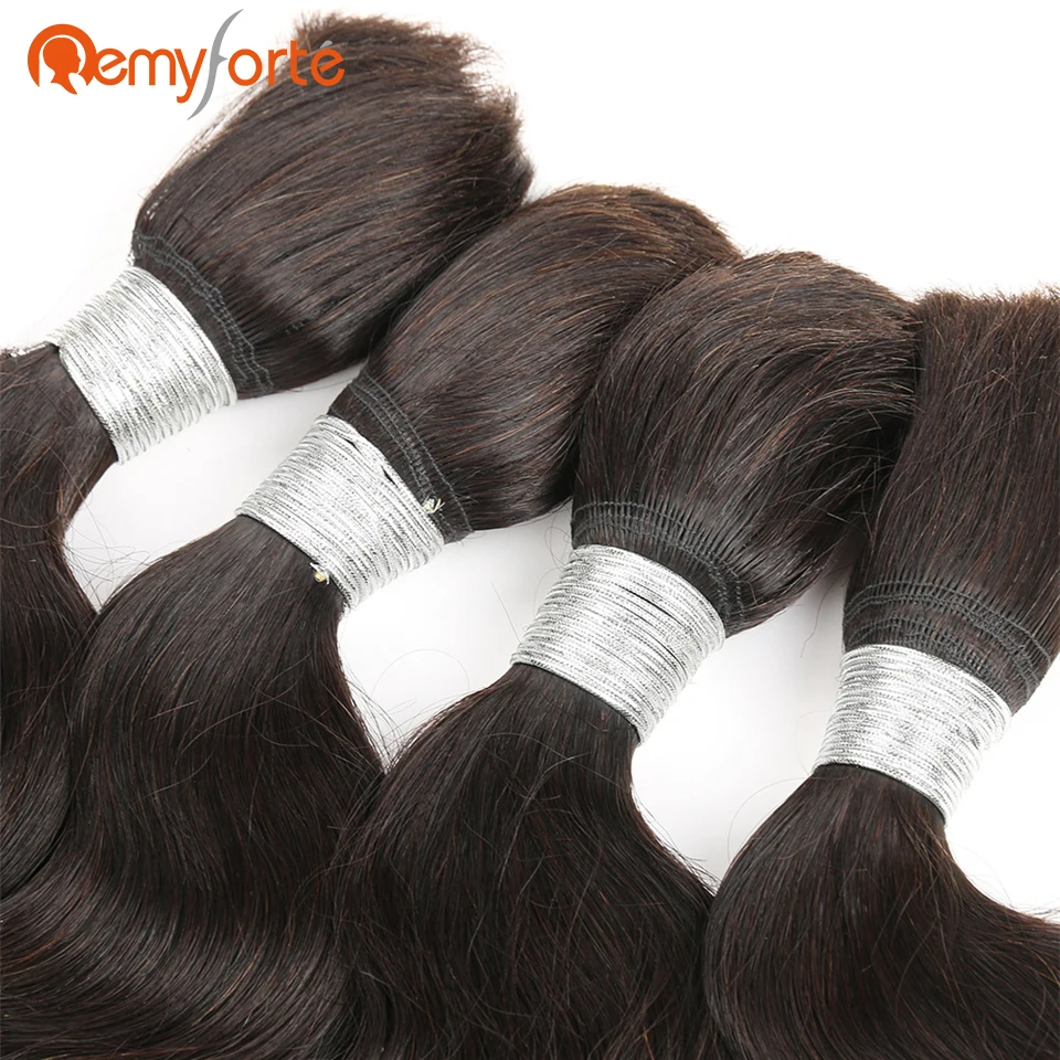 Remy Forte волосы бразильские объемные волнистые вязанные косички человеческие