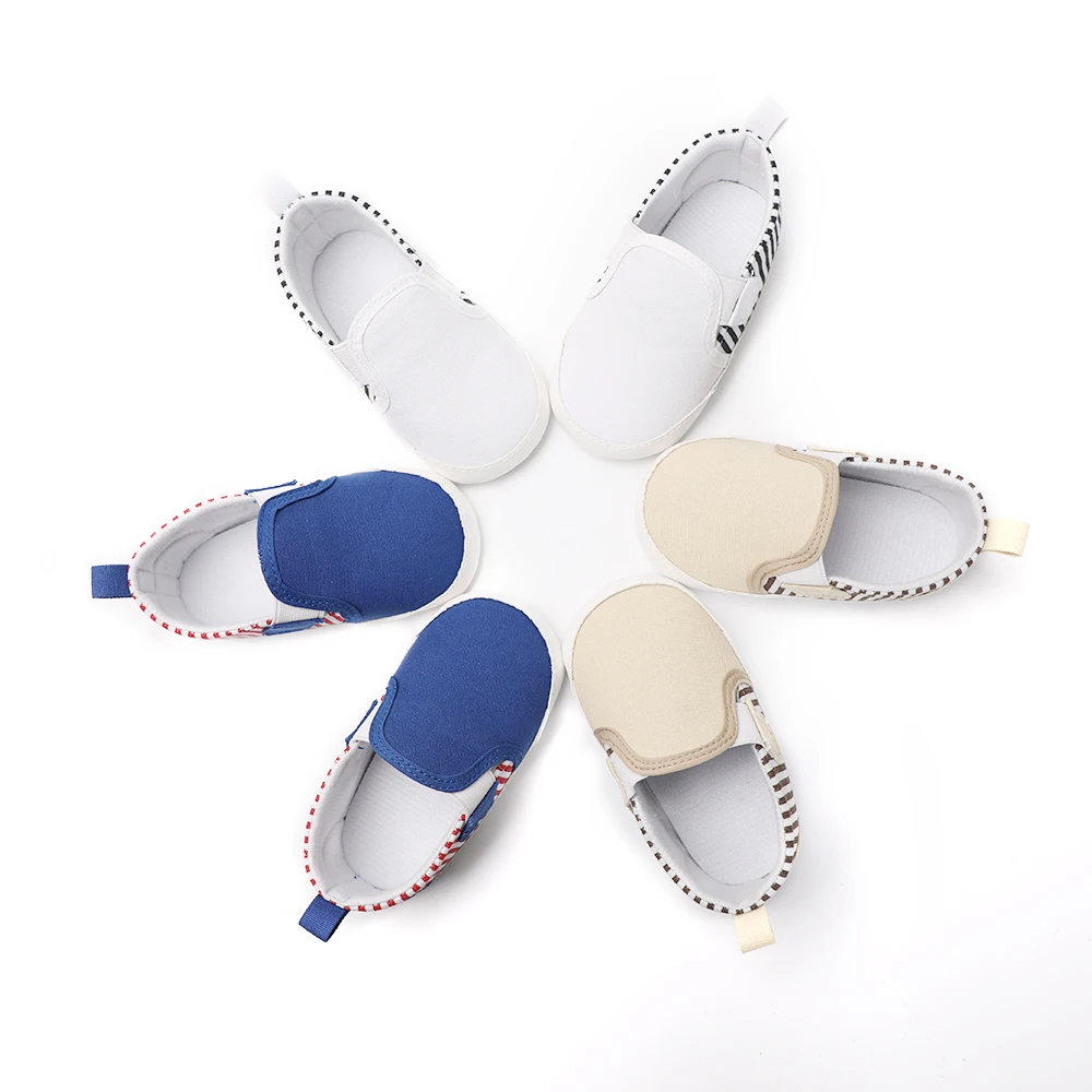 Brand New Style Newborn Toddler Baby Girls Boys Kids Moccasins Infant First Walkers Classic Casual Shoes Soft Soled Cotton