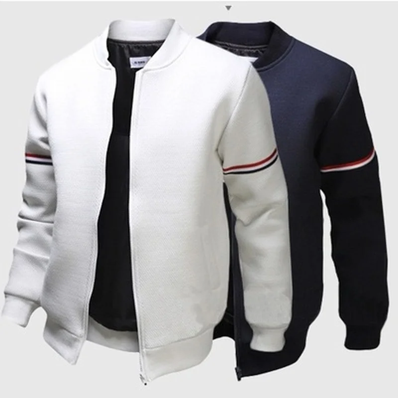ZOGAA Spring Autumn Casual Solid Fashion Slim Bomber Jacket Men Overcoat Baseball Jackets Men's Streetwear Jacket Xs-4xl Top ZOGAA Spring Autumn Casual Solid Fashion Slim Bomber Jacket Men Overcoat Baseball Jackets Men's Streetwear Jacket Xs-4xl Top