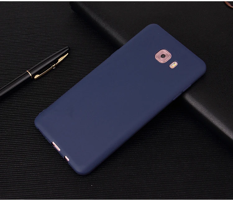 

Frosted soft case For Samsung Galaxy C7pro Frosted Solid colors Back Cover For Samsung C7 PRO Protect Skin Silicon TPU Case