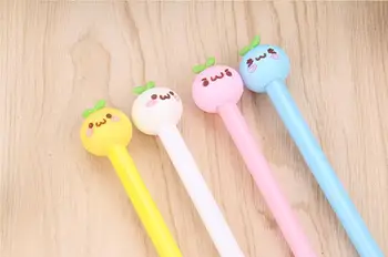 

korea Bean sprouts design gel pen cartoon stationery prize kawaii stydent pen office writing pen black neutral ink pen 48pc/lot