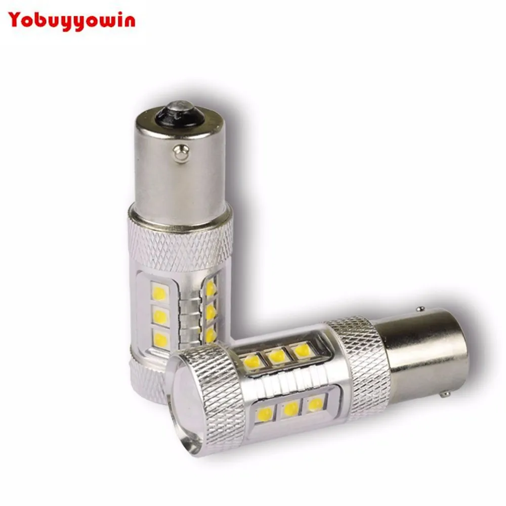 2 шт. 1156 BA15S S25 Cree чипсеты 80 Вт светодиодсветодиодный лампы супер яркие белые