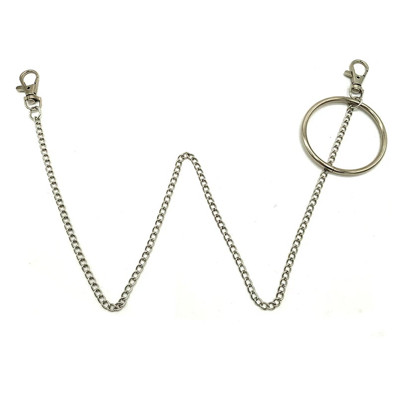 Lobster Clasp Wallet Chain Punk Keychain Big Ring Keychains Rock Key