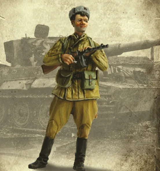 1/35 каучуковая фигурка модель комплект Unassambled Неокрашенная 585