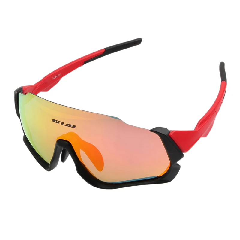

Gub Polarized Cycling Glasses Sport Sunglasses Uv400 Protection Glasses With 3 Lenses Lightweight Colorful