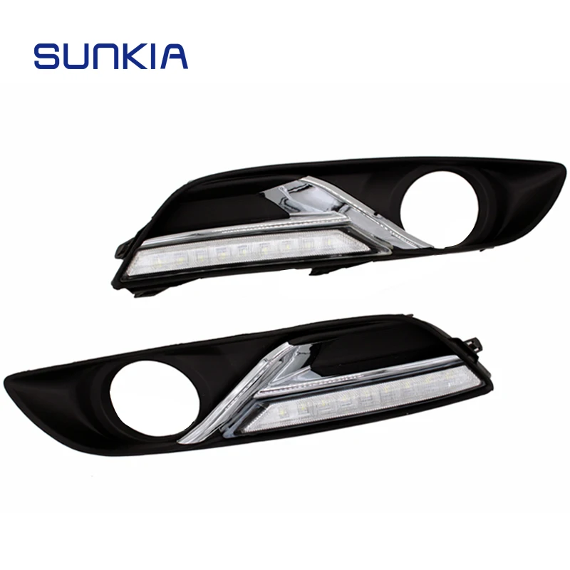

SUNKIA DRL Turn Signal and Dimmed Light Function Relay LED Car Daytime Running Lights for Nissan Sentra Sylphy 2013-2015
