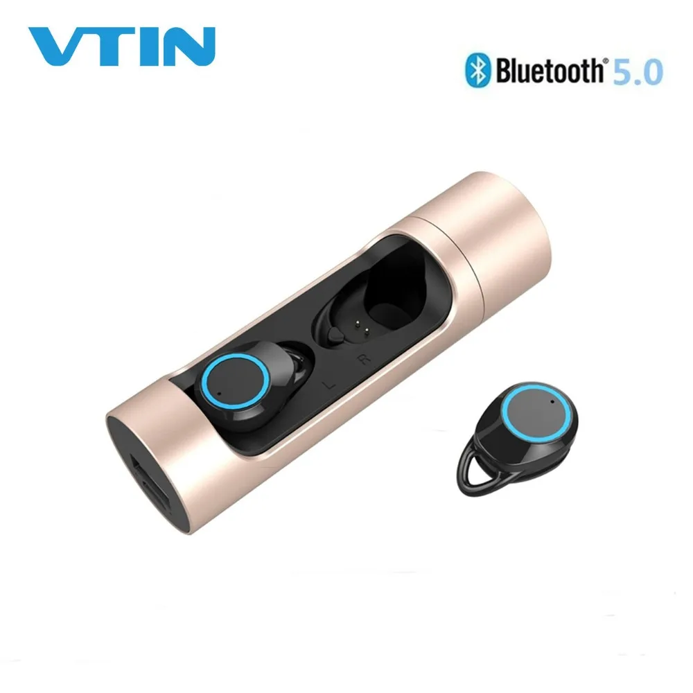 

VTIN Bluetooth 5.0 Earphones IPX6 Waterproof Sport Headphones Touch Control TWS Wireless Earbuds With Microphone For Xiaomi