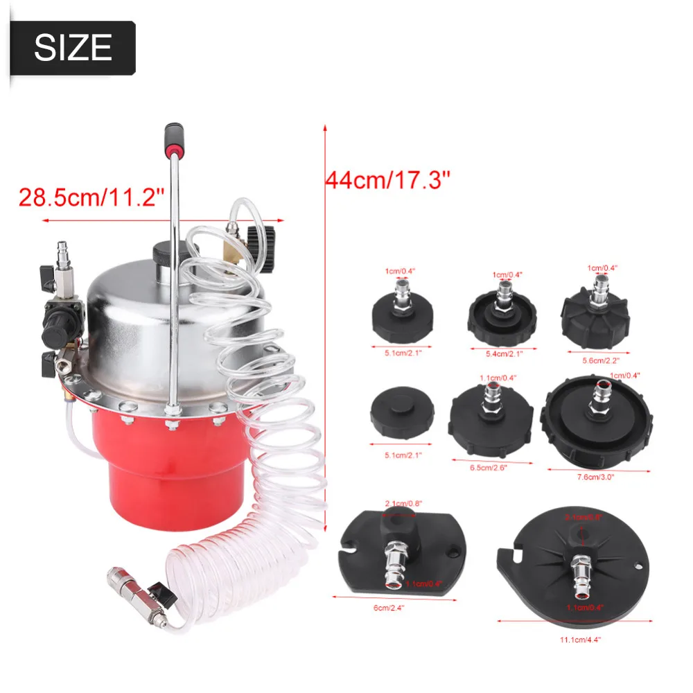 Professional Brake Bleed Machine Pneumatic Air Pressure Bleeder Tool