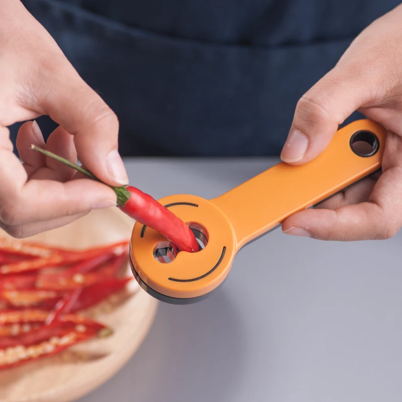 Practical Green Bean Slicer Cutter With Handle Vegetable Shred Runner Slicer Kitchen Shredder Bean Vegetable Remover Peeler - Image 2