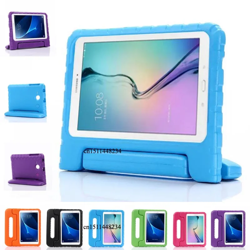 

Covers Case for Samsung Galaxy Tab 3 E 7.0 Lite SM-T110 T116 T113NU 7" Kids EVA shockproof protective stand holder back Cover