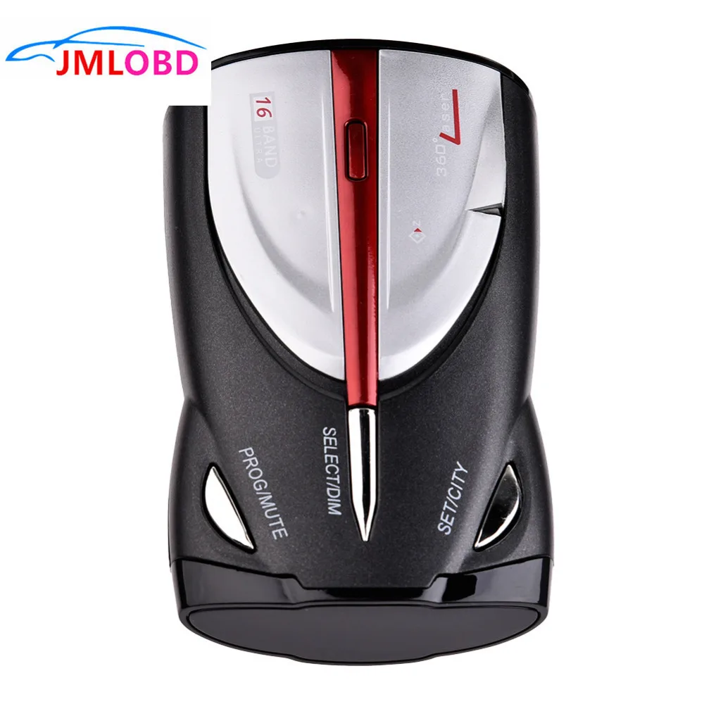 

360 Degree Radar Detector Mobile Speed Detector Radar Alarm Support English Russian Voice Announcement XRS 9880/ 9345/ 9740