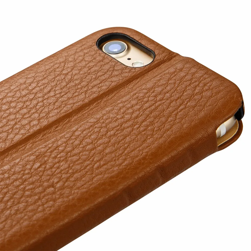 Jisoncase, защитный чехол для iPhone 7, чехол, откидная крышка, натуральная кожа, магнитный, противоударный чехол для телефона, для iPhone 7, 4,7 дюймов, Coque