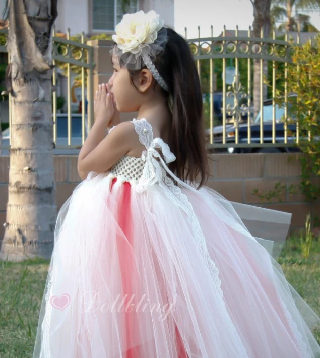 Ivory-Coral-Underlay-Flower-Girl-Tutu-Dress2