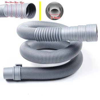 

Washing Machine 1.5m EVA Outlet Hose Drain Pipe With Clamp Universal Washing Machine Parts