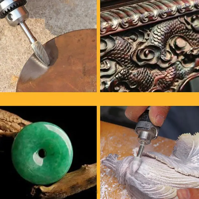 Metal Flexible Shaft Handle Rotary Tool For Hanging Mill Electric Carving Suite Grinding Milling Polishing Drill