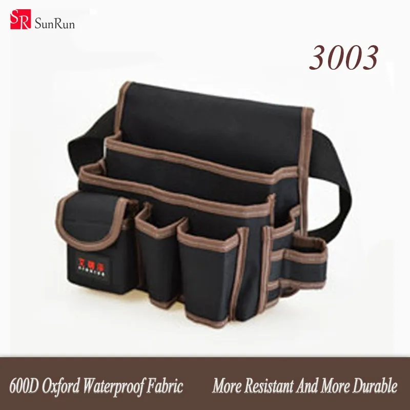 ARIURZE 3003, набор инструментов, сумка через плечо, 600D, Оксфорд, водонепроницаемая ткань, сумки для хранения, сумка для инструментов с ремнем