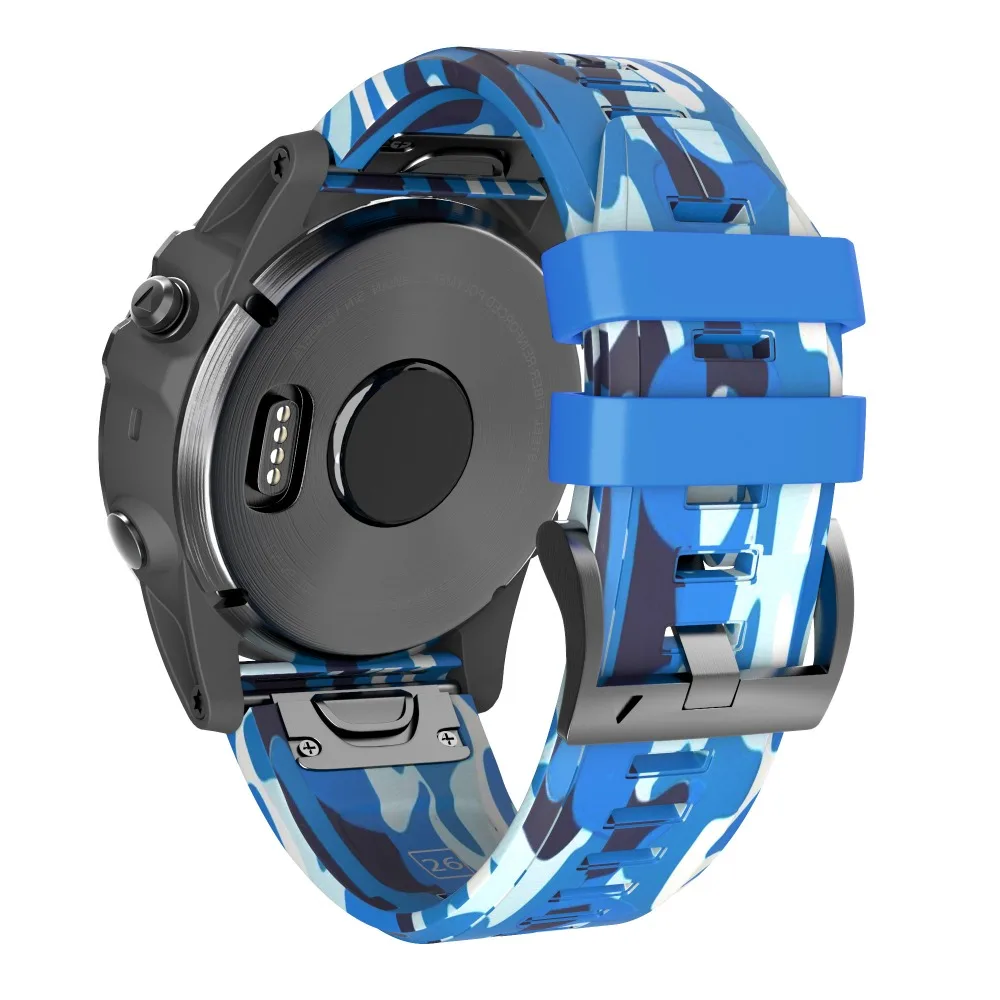 Quick Fit 26mm Watch Band Soft Silicone Camouflage Replacement Strap for Garmin Fenix5x Fenix 3  Fenix 3 HR Smart Watches High Quality 5 (5)