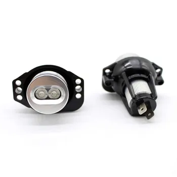 

2pcs Blue Canbus LED Angel Eyes Marker Light Fog Lamp For BMW 3Series E90 E91 325i 325xi 328i 330i 335i 2005-2008 Car Styling