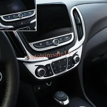 

US STOCK Steel Silver Front Center AC Switch Trim for Chevrolet Equinox 2018