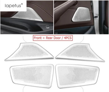 

Accessories For BMW 5 Series Sedan G30 530I 2017 - 2020 Front & Rear Car Door Stereo Speaker Audio Sound Molding Cover Kit Trim