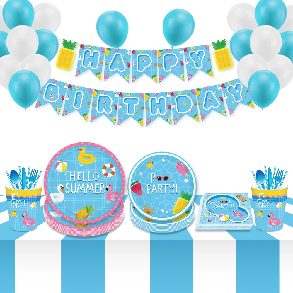 pool birthday party favors