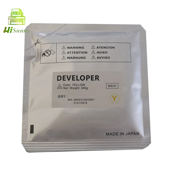 $29.99:pcs $99.99usd:set 4 x 240g:bag MX-31 Iron Powder Developer For Sharp MX-2600N 3100N 2601N 3101N 2618N -5