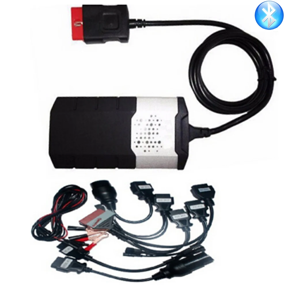 New vci with Bluetooth VD DS150E CDP 2016.0 keygen for delphis cars trucks OBD2 diagnostic tool TCS PRO Plus+8 pcs car cable | Автомобили