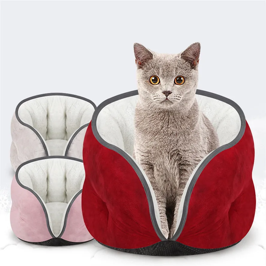 

New Winter Cat Pad 1PC Warm Pet Kitten Cat Bed Cushion Mat Super Soft Warm Kennel Dog Puppy House Small Dog Bed 30
