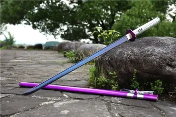 

103CM*Straight Knife Full Tang 1060 Carbon Steel Blade Sharp Japanese Ninja Sword Katana Home Decoration Samurai Knife Swords