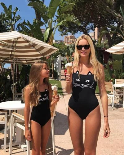 matching mom and baby swimwear