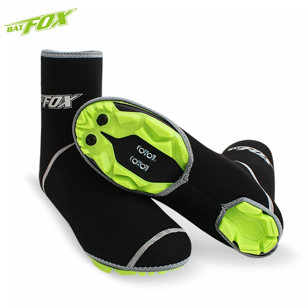 Road Bike Overshoes Winter Thermal Windproof Shoe Covers Cycling Men