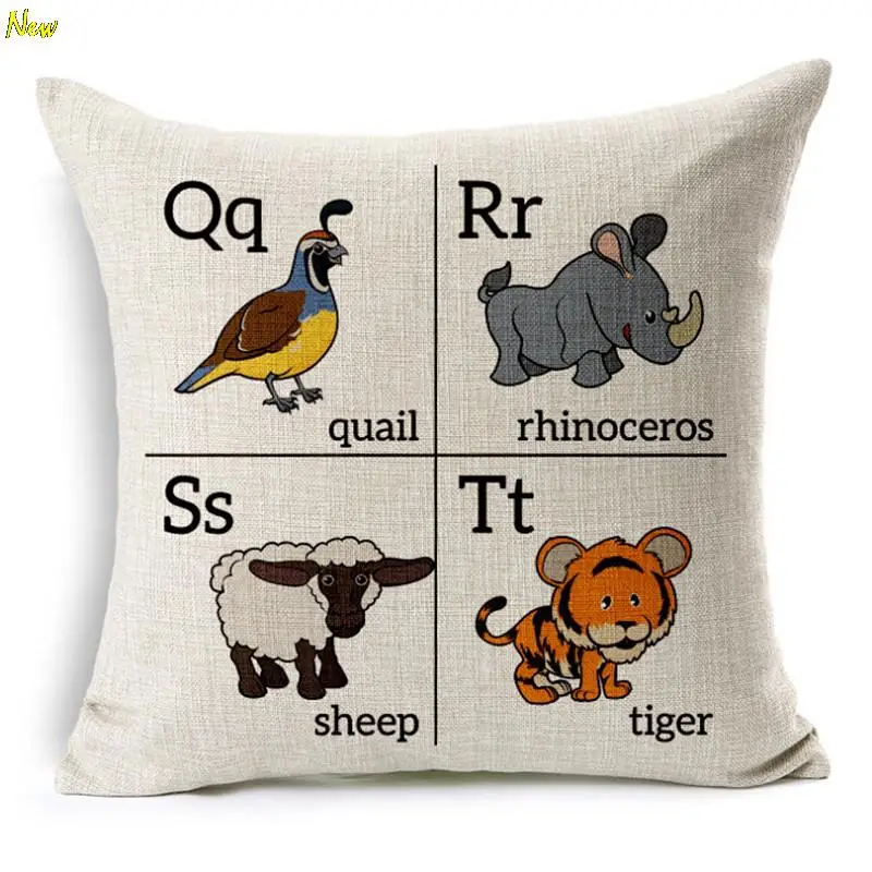 Cushion almofadas Custom Linen animal Decorative Throw Pillows elephant Sofa Chair Cushions Home Decor car-styling Cushion almofadas Custom Linen animal Decorative Throw Pillows elephant Sofa Chair Cushions Home Decor car-styling
