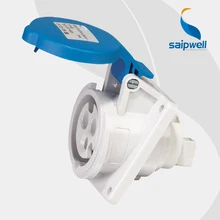 Saipwell SP1463 Съемный разъем электропитания 3 PIN 16A 220-250 V водонепроницаемый Женский Промышленный разъем промышленного использования