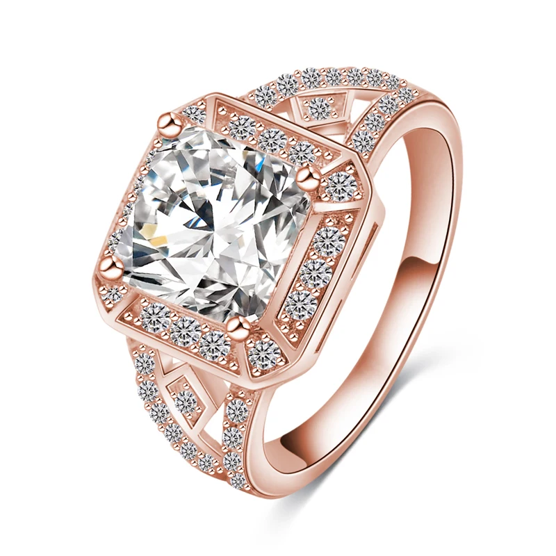 

2016 Fashion Jewelry Ring for Women Gold Filled AAA Cubic Zirconia New Style Rings QSP0016-A