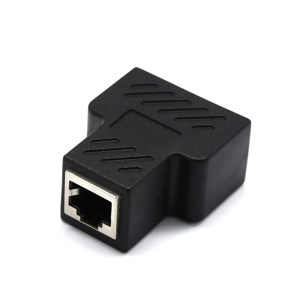 1 To 2 Ways Ethernet Cable Adapter Lan Cable Extender Splitter for Internet Cable Connection 1 3