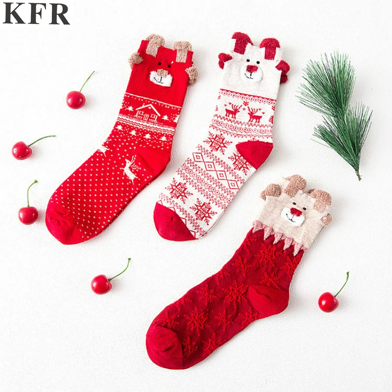 

christmas socks halloween winter cotton cute happy socks womens short casual harajuku art female fashion art for couple funny