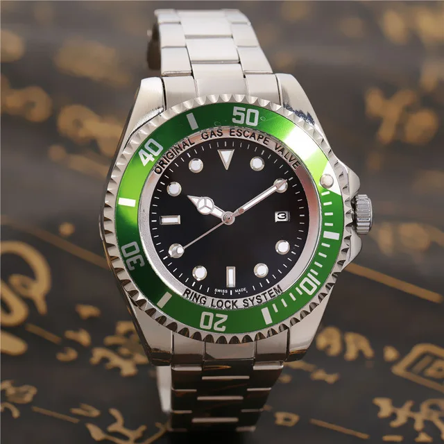

44MM Luxury Mens Watches New Brand Designer Mechanical Watch Men Automatic Day date big Digital Bezel Male Clock Reloj Hombre