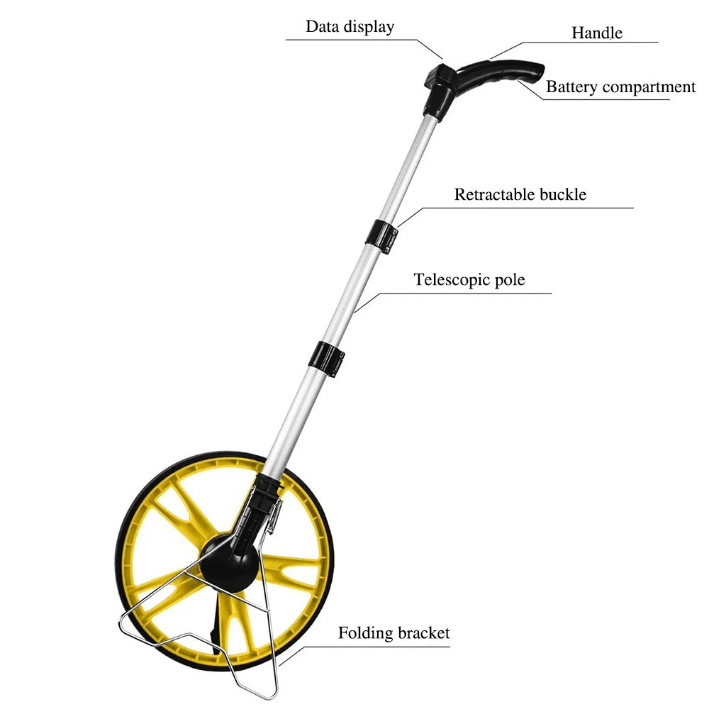99999,9 м расстояние измерительное колесо цифровой счетчик расширяемый измеритель расстояния для дорожного/строительного места измерения