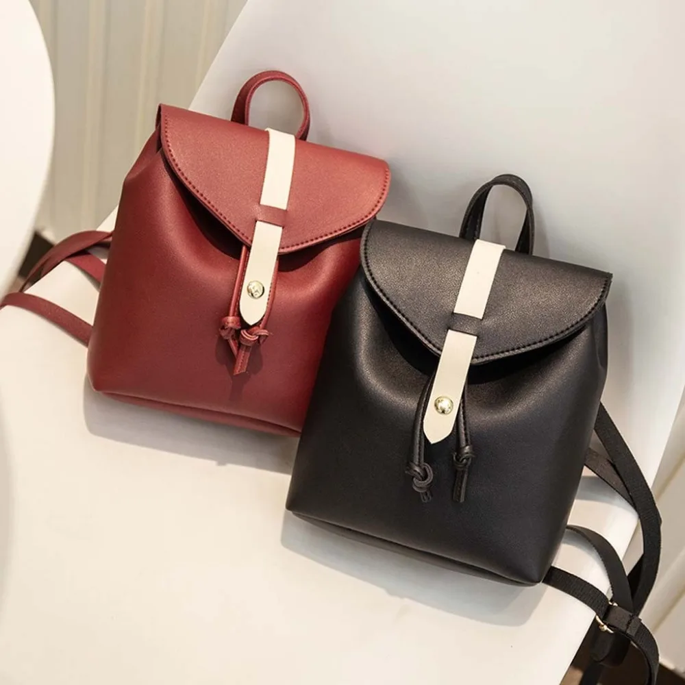 

New Designer Fashion Women Backpack Mini Soft Touch Multi-Function Small Backpack Female Ladies Shoulder Bag Girl Purse #40