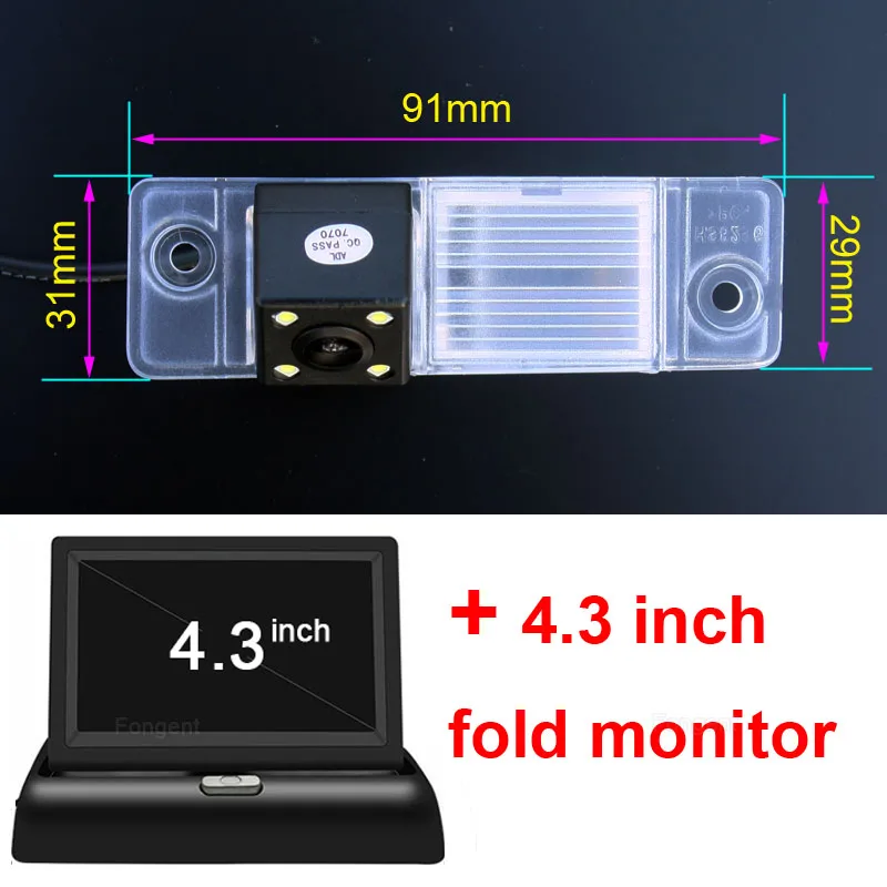 Fongent Камера для Opel Antara 2011 2012 2013 автомобиля обратный заднего вида Беспроводной автомобиля, парковка соучастником Kit Auto Камера мониторы