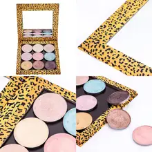 NEW Fashion High Quality Empty Magnetic Makeup Palette Pad Palette Eyeshadow Pad Leopard Large Pattern DIY
