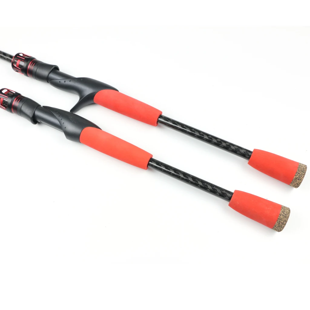 

2 Sets Fishing Rod Handle Grip and Metal Reel Seats With EVA Handle Rod Building Fishing Tackle Tool for Seawater Freshwater