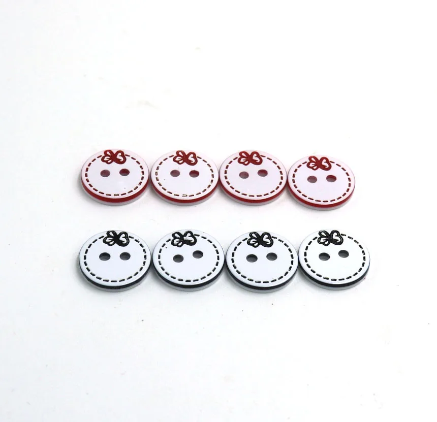 12.5mm black &red sewing bulk buttons Graining Scrapbooking accessories