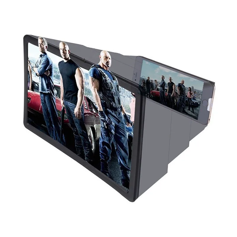 Screen Magnifier Video Enlarge Stand Holder Foldable phone Screen Amplifier Mobile Phone Gadget 3D