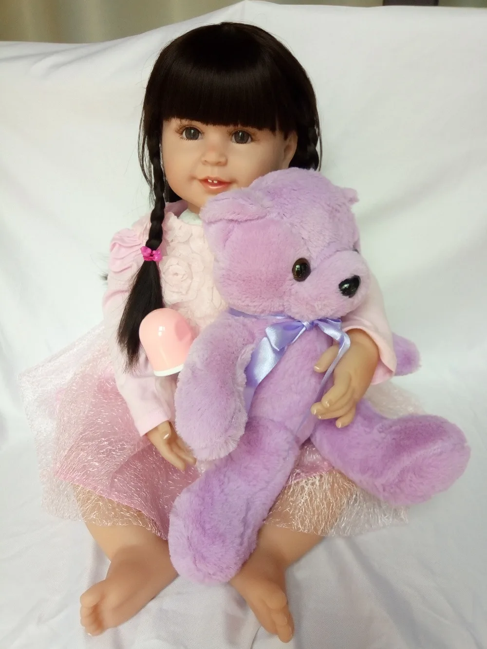 Limited Edition 61cm Baby Reborn Silicone And Realistic Doll 24'' Infant Kid Birthday Present For Children | Игрушки и хобби