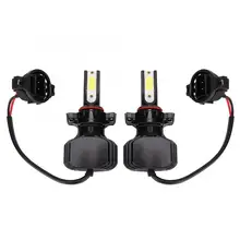 2PCS 5202 H16 PSX24 60W 12V 6000K L5 LED Headlight Conversion Kit Headlamp Fog Light Bulbs For Universal Car Headlight