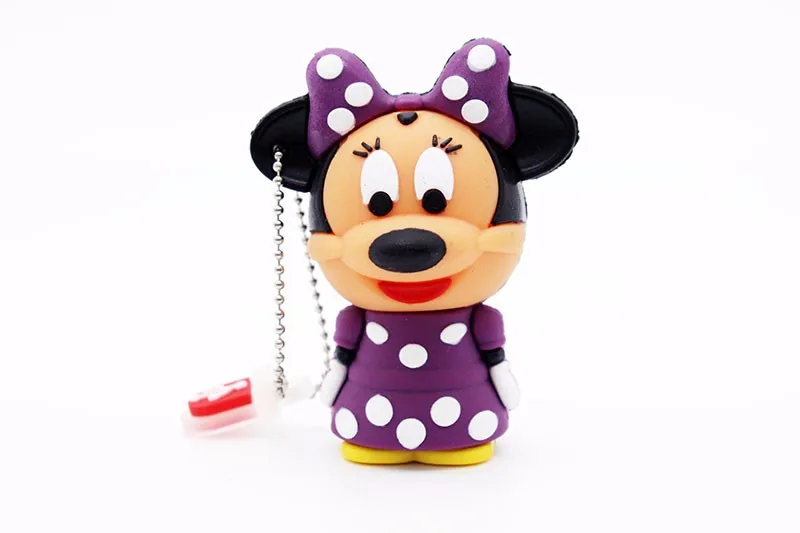 SHANDIAN minnie mouse Memory stick мультяшный флеш-накопитель 8gb pendrives 32g 64G mikey usb флеш-накопитель 16g usb мышь стильная цепочка для ключей