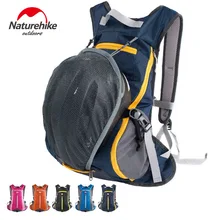 NatureHike 15L Waterproof Backpacks ultralight Rucksack Cycling Bike Camping Climbing Hiking travel bags with Helmet net cover